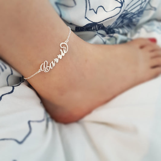 DIY name custom anklet - myETYN