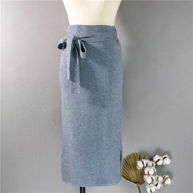 Mid-length high-waist hip skirt