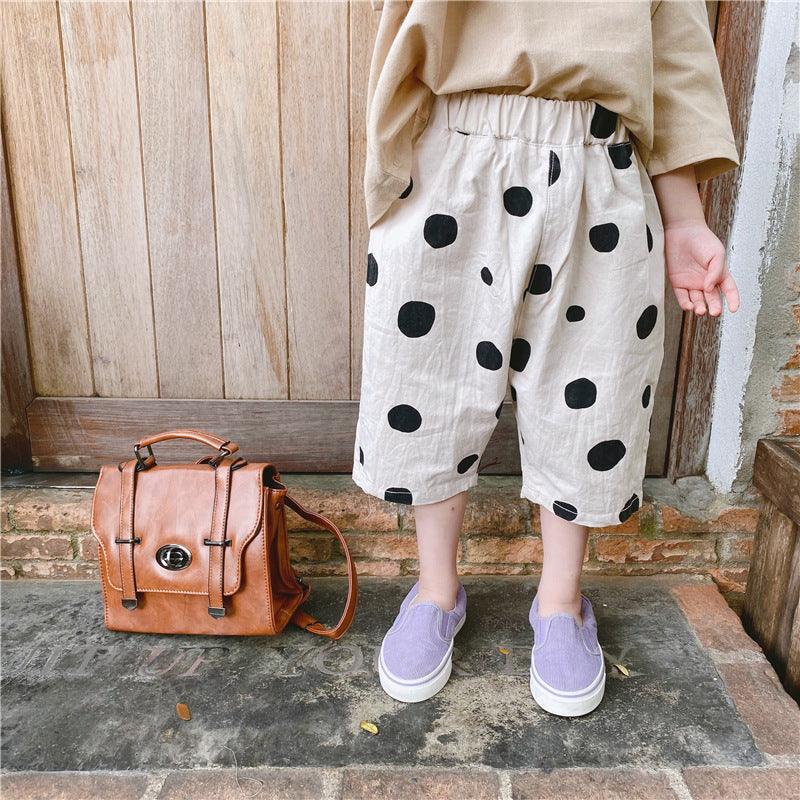 Children's Polka Dot Pants Pants