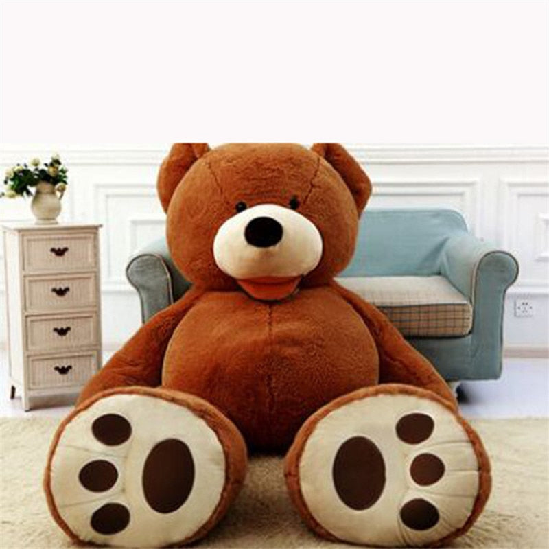 Giant Teddy Bear Plush Toy Huge Soft Toys Leather Shell Abib