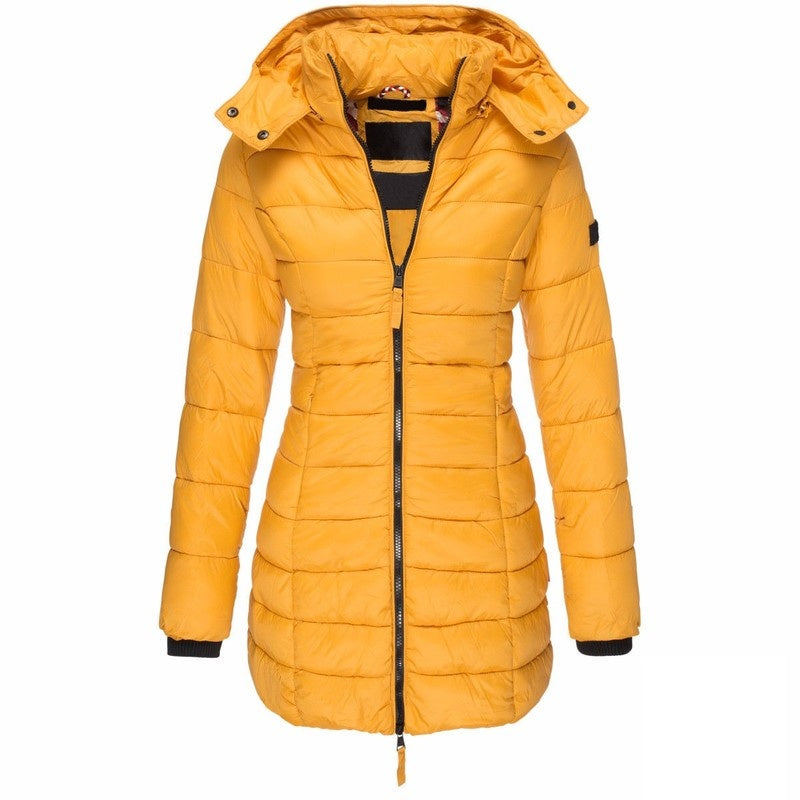 Mid-length Slim-fit Quilted Jacket ETYN