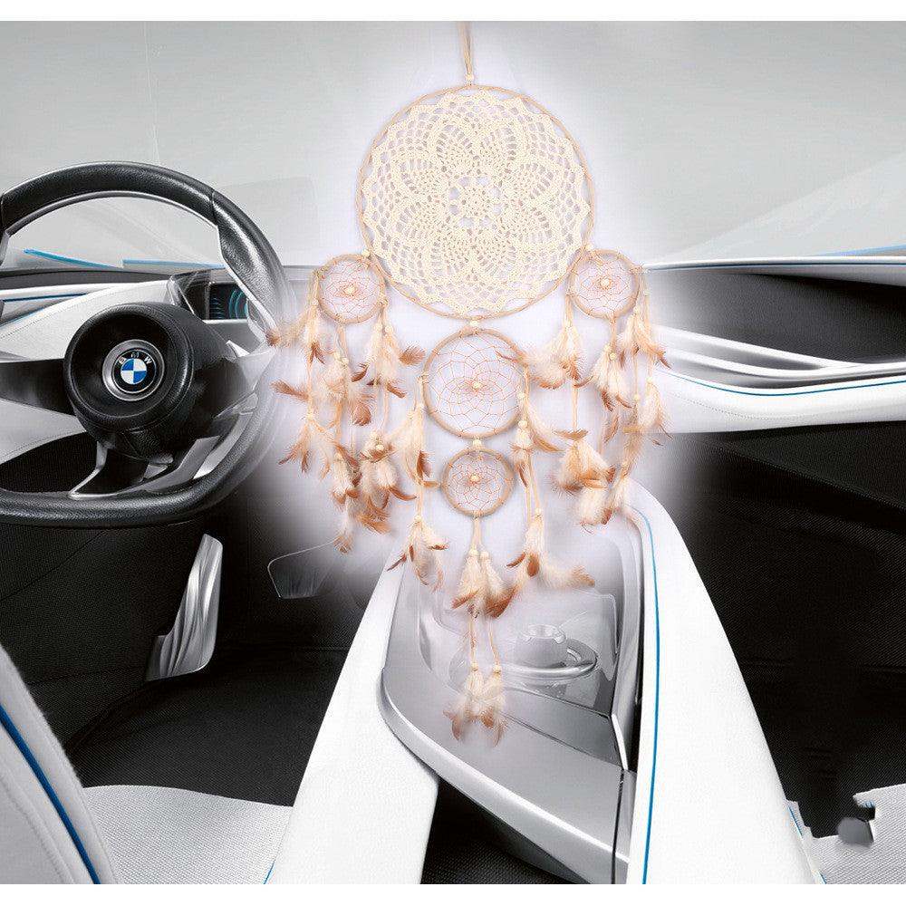 New Five-ring Wind Chime Ornaments Creative Indian Dream Catcher Bedroom Living Room Decoration Wall Hanging Home Ornaments