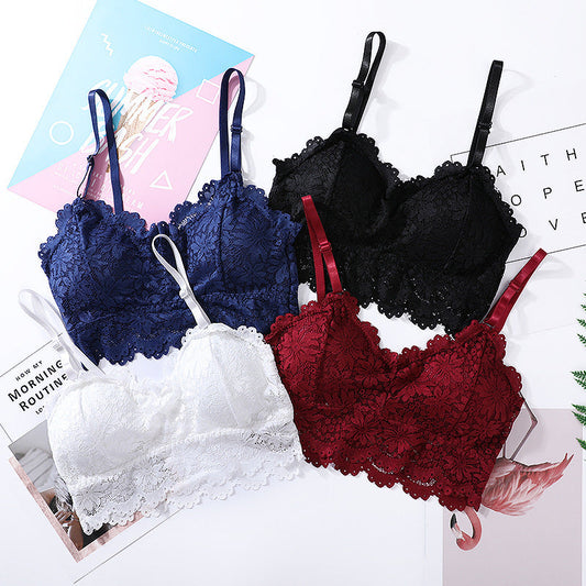 Lace Beauty Strap Bra Padding Bra Abib