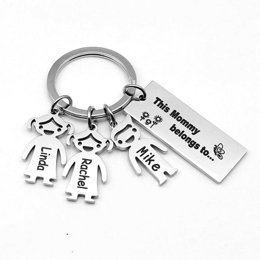 Stainless Steel Boy And Girl Keychain - myETYN
