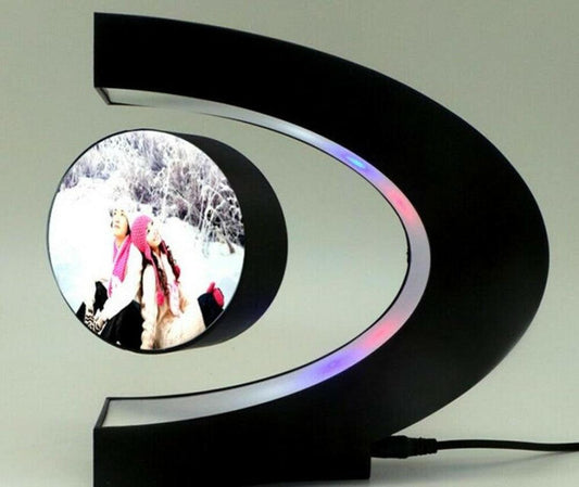 Electronic Magnetic Floating LED 3D Photo Frame Night Light - myETYN