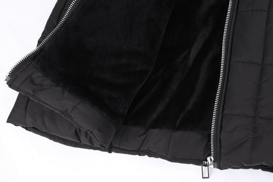 Women's Hooded Cotton Blend Zipper Jacket – Sweet Slim Fit Outerwear ETYN