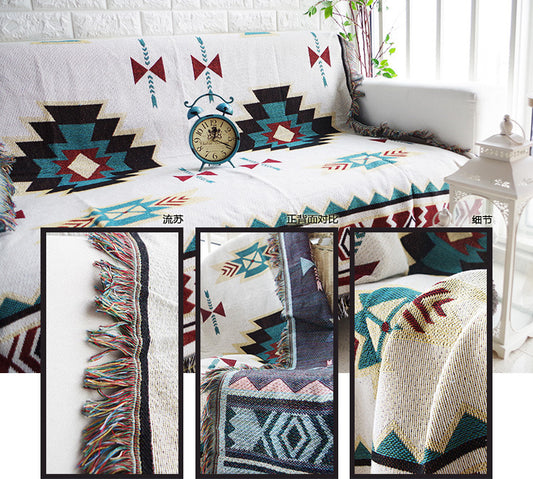 Sucre knitted thread blanket sofa towel sofa blanket