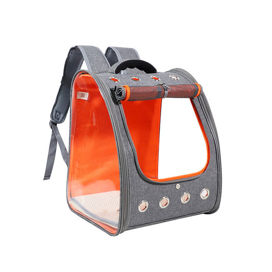 Pet Backpack Full Transparent PVC Pet Backpack - myETYN