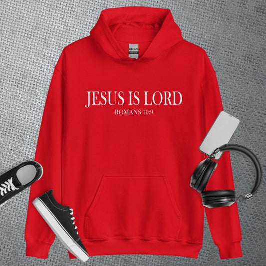 Plus Velvet Letter Printing Jesus Is The Main Hooded Sweater - myETYN