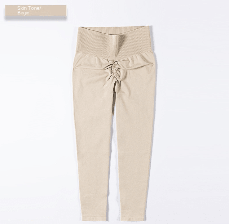 European And American Camouflage Cropped Pants Pleated Yoga Shorts - myETYN