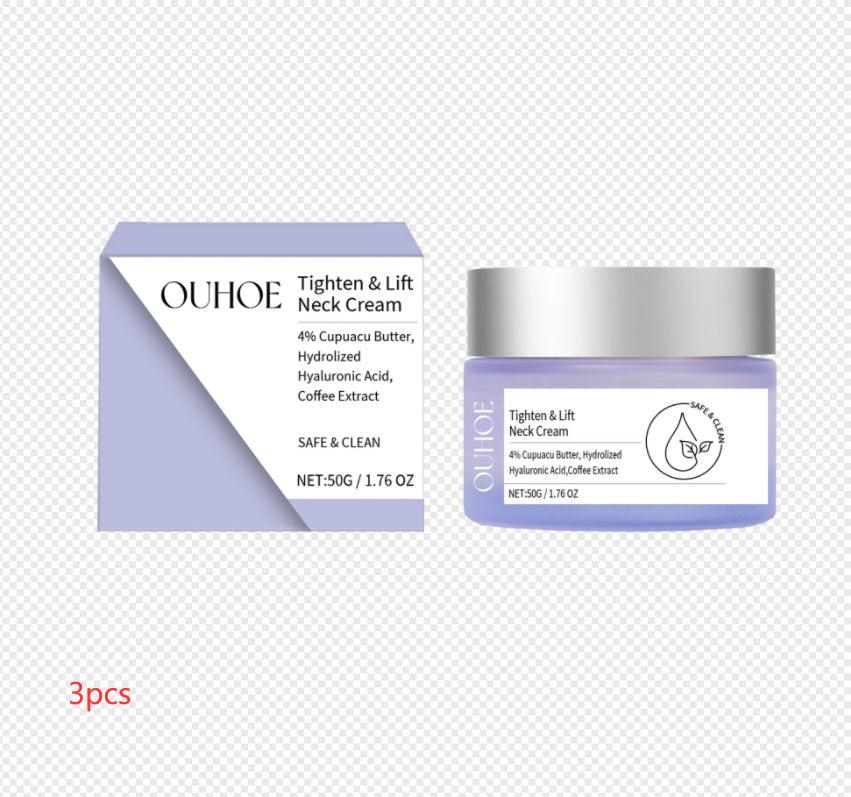 Neck Lines Protein Cream Eliminate Double Chin Moisturizing Reducing Fine Lines Lifting Brightening Rejuvenation Face Skin Care