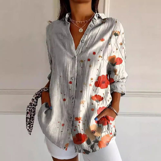 Women's Fashion Summer Pattern Printed 3D Shirt ETYN
