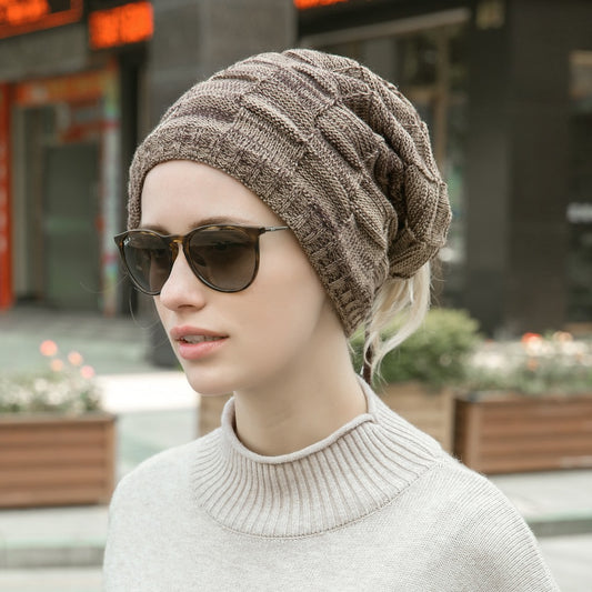 Multifunctional plus cashmere knitted hat - myETYN