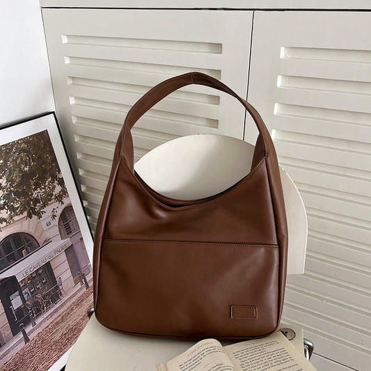 Fashion Tote Bag Large Capacity Casual Shoulder Bag Women's Commuting Handbag College Student Abib