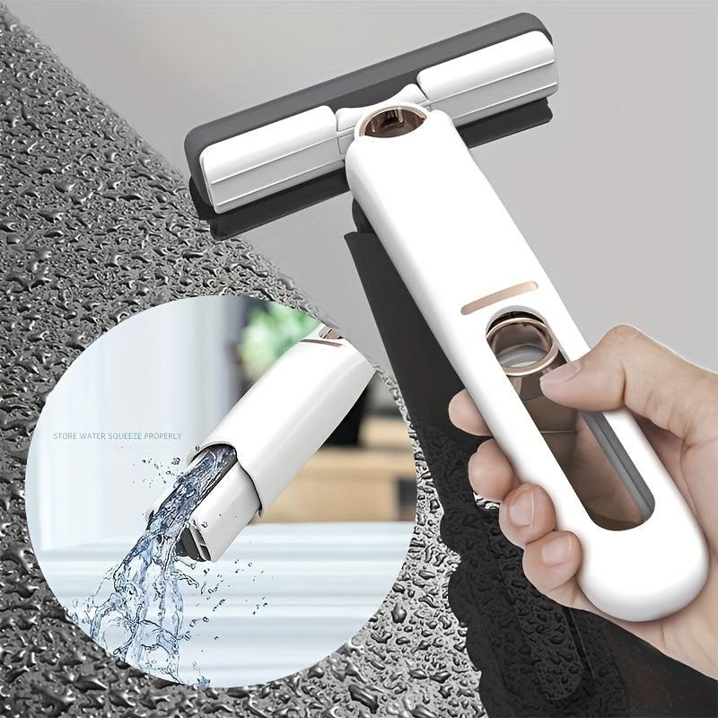 New Portable Self-NSqueeze Mini Mop, Lazy Hand Wash-Free Strong Absorbent Mop Multifunction Portable Squeeze Cleaning Mop Desk Window Glass Cleaner Kitchen Car Sponge Cleaning Mop Home Cleaning Tools myetyn