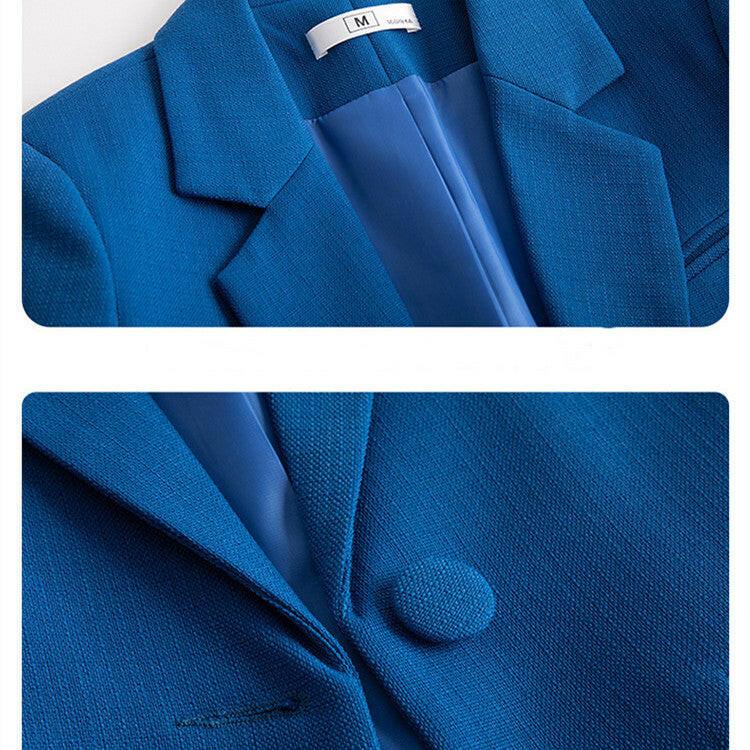 Korean-Inspired Women's Formal Commuting Windbreaker Suit myETYN