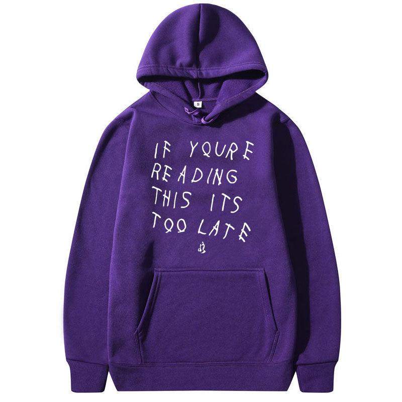 Letter Print Hoodie Men's Women's High Quality Hoodie - myETYN