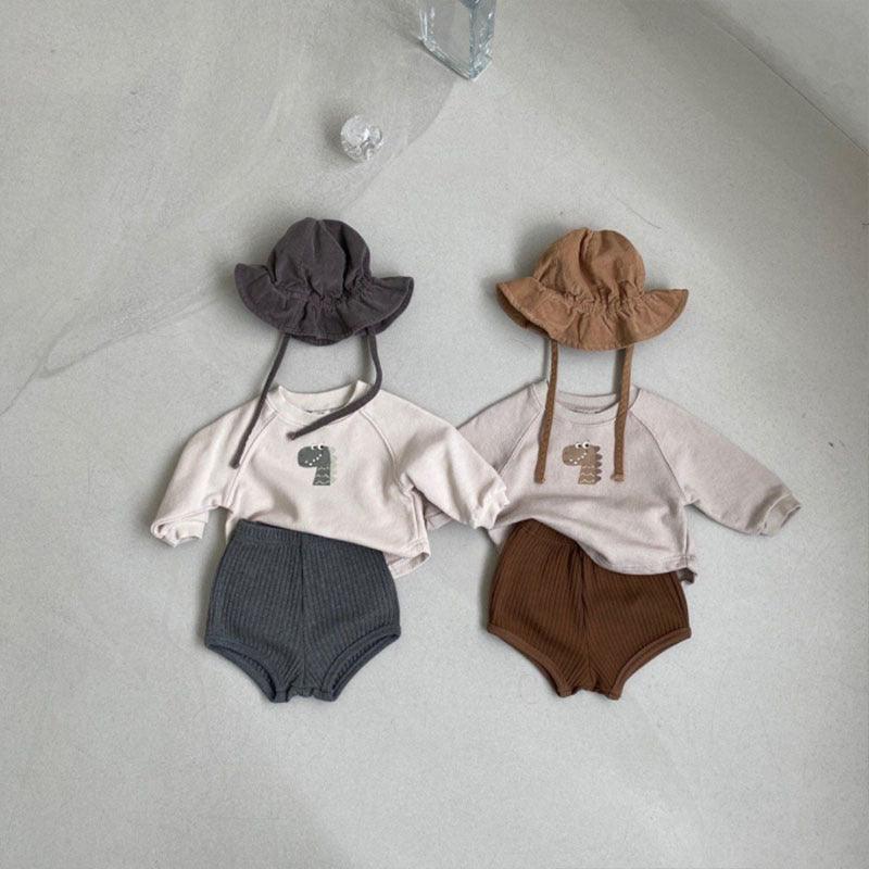 Children's Casual Cartoon Long Sleeve Suit