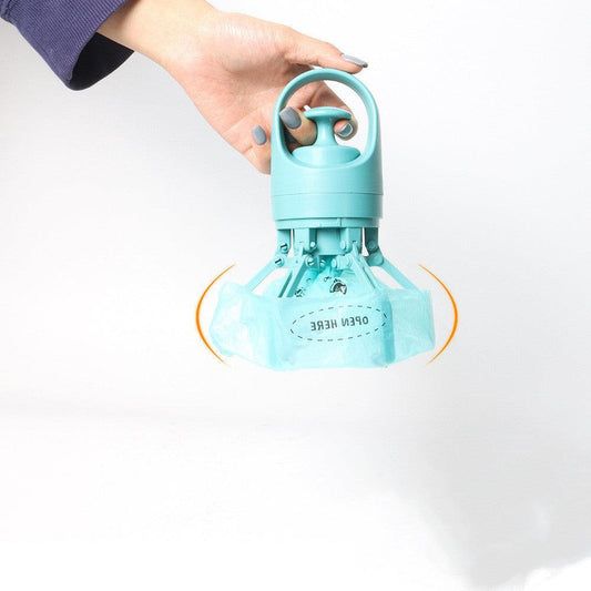 Portable Lightweight Dog Pooper Scooper With Built-in Poop Bag Dispenser Eight-claw Shovel For Pet Toilet Picker Pet Products Kanuner