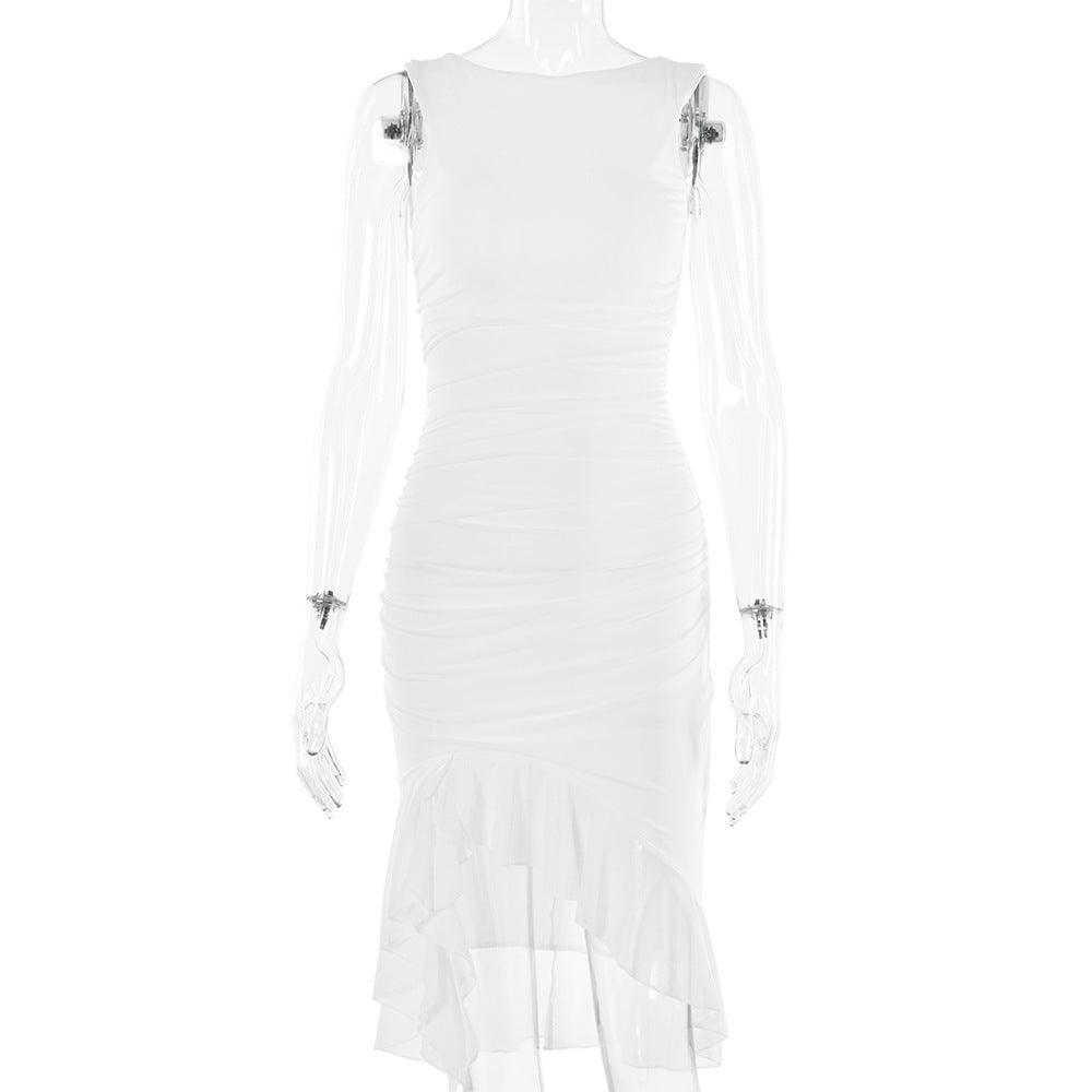 Women's Summer Sleeveless Slim Dress - Fashion Party Clubwear