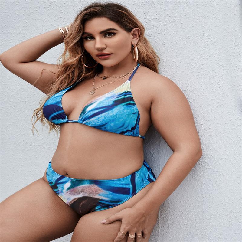 European And American Bikini Three-piece Set For Women