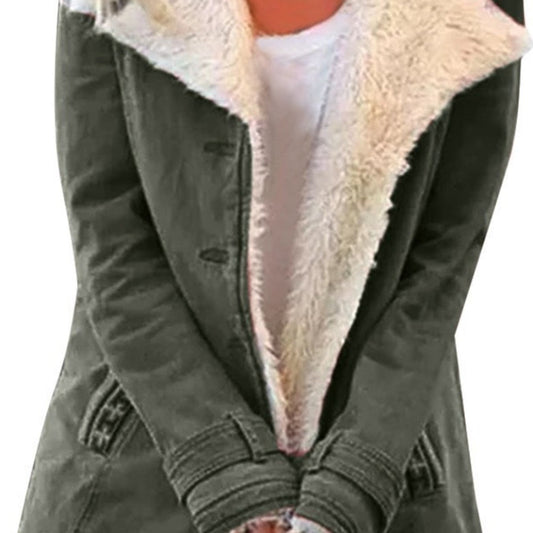 Women’s Winter Warm Coat – New Style Elegant Thick Outerwear ETYN
