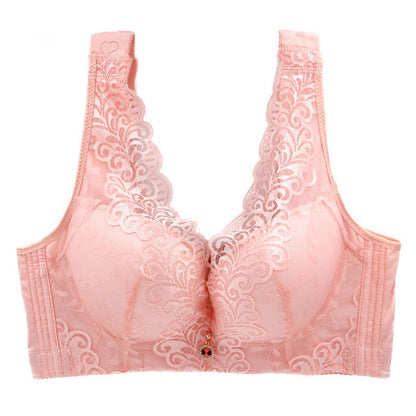 Oversized Bra – Centerless Underwire-Free Design with Wide Strap Adjuster and Thin Large-Cup Construction