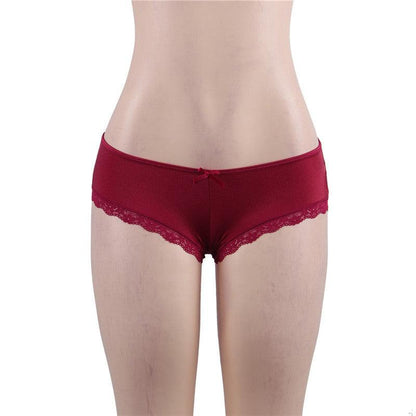 Lingerie Ladies  Lace Side Triangle Briefs