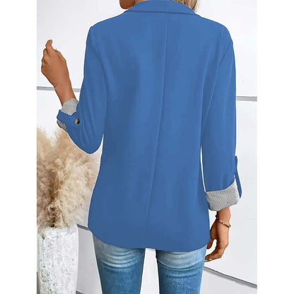 Women's Casual Blazers Open Front Long Sleeve Work Office Suit Jackets Blazer Business Casual Outfits