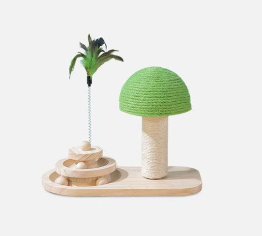 Multifunctional Cat Tree with Sisal Scratching Posts, Balls & Toys - Indoor Pet Play Station