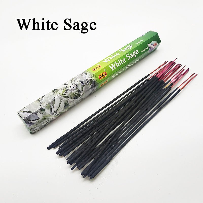 1 Box White Sage Flavors Tibetan Incense Sticks Indian In Cen - myetyn