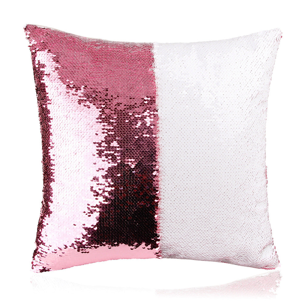 Sequins Throw Pillowcase with Custom Photo - myETYN