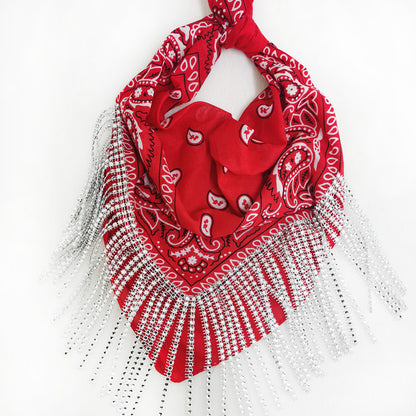 Paisley Vintage Diamond Tassel Scarf - myETYN