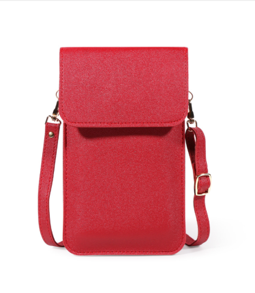 Mini Shoulder Crossbody Bags For Women Casual Solid Color Mobile Phone Bag Long Wallet - myETYN