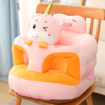 Cute Anti-rollover Baby Learns To Sit On Sofa Cartoon Plush Toys