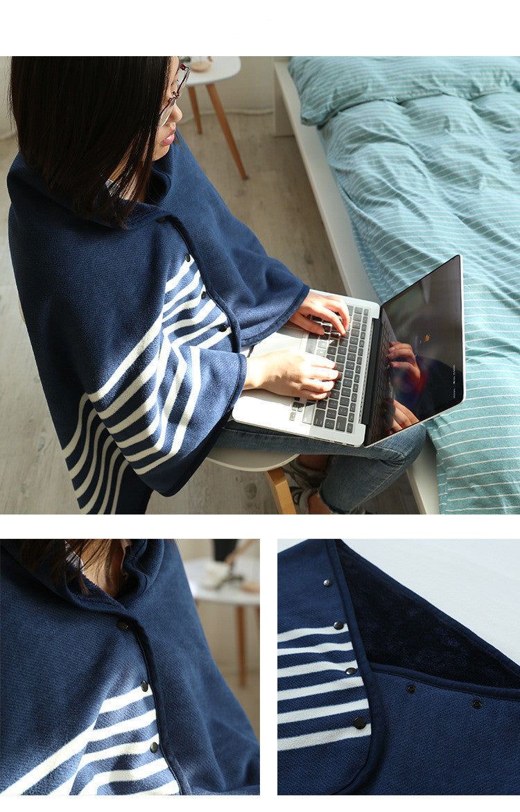 Multifunctional Heating Shawl Knitted Blanket - myETYN