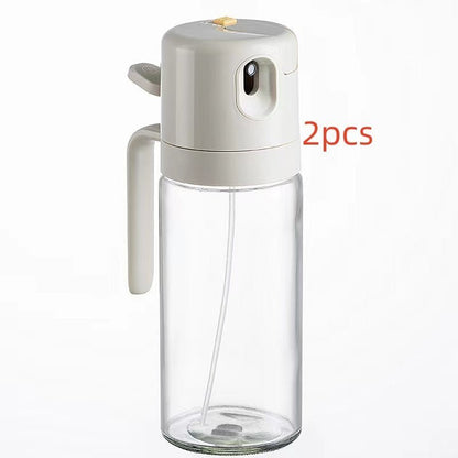 2 In 1 Oil Sprayer Bottle BBQ Cooking Oil Dispenser Olive Oil Pourers Sprayer Kitchen Baking Oil Mister Vinegar Bottle - myetyn