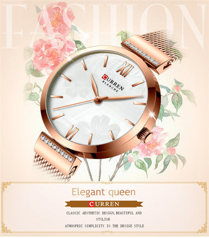 Women's Fashion Alloy Quartz Simple Watch