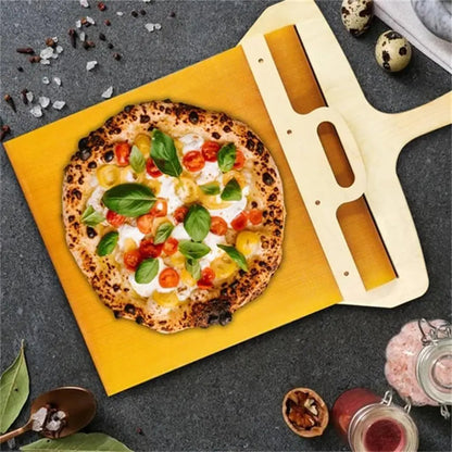 Kitchen Gadgets Sliding Pizza Shovel Non Stick Pizza Smooth Cutting Board Storage Transfer Board Kitchen Baking Tool - myETYN