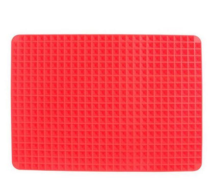 Non-Stick Silicone Pyramid Cooking Mat Baking Mat With Grid Versatile Oven BBQ Cooking Mat Heat-Resistant Mat Kitchen Tools Kitchen Gadgets