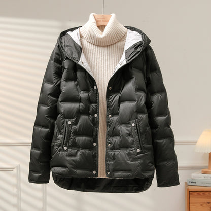 New Thin Short Lightweight Down Jacket Women