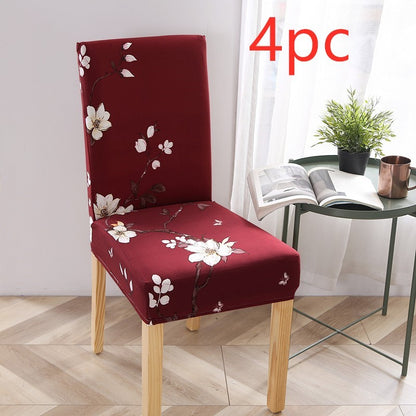 Stretch Elastic Chair Covers For Wedding Dining Room Office Banquet Housse De Chaise Chair Cover