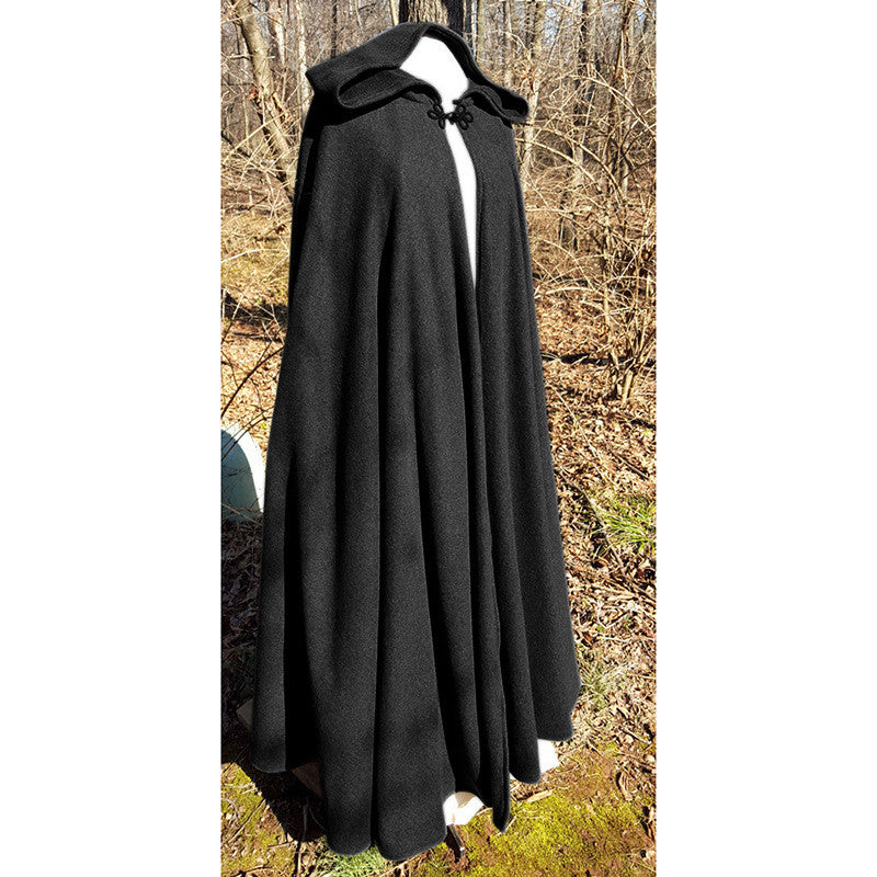 Long cape with hooded shawl - myETYN