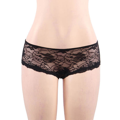 Sexy Underwear Sexy Open Lace Hollow Out Cutout out Tied Briefs - myETYN