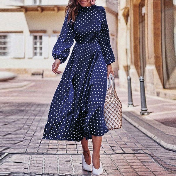 Polka dot fashion dress
