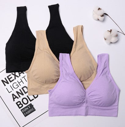 3-Piece Seamless Push-Up Bra Set