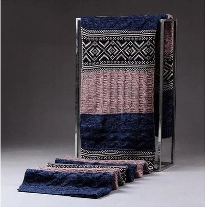 Knitted long scarf - myETYN