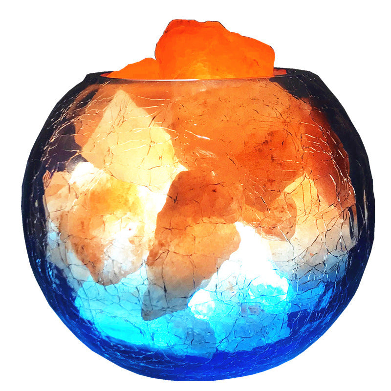 Crystal salt lamp negative ion lamp - myETYN