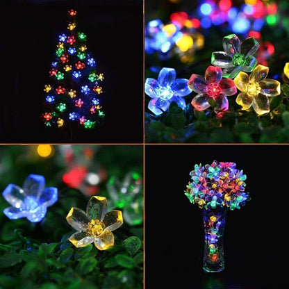 Solar String Lights LED Blossom Waterproof Outdoor Decoration