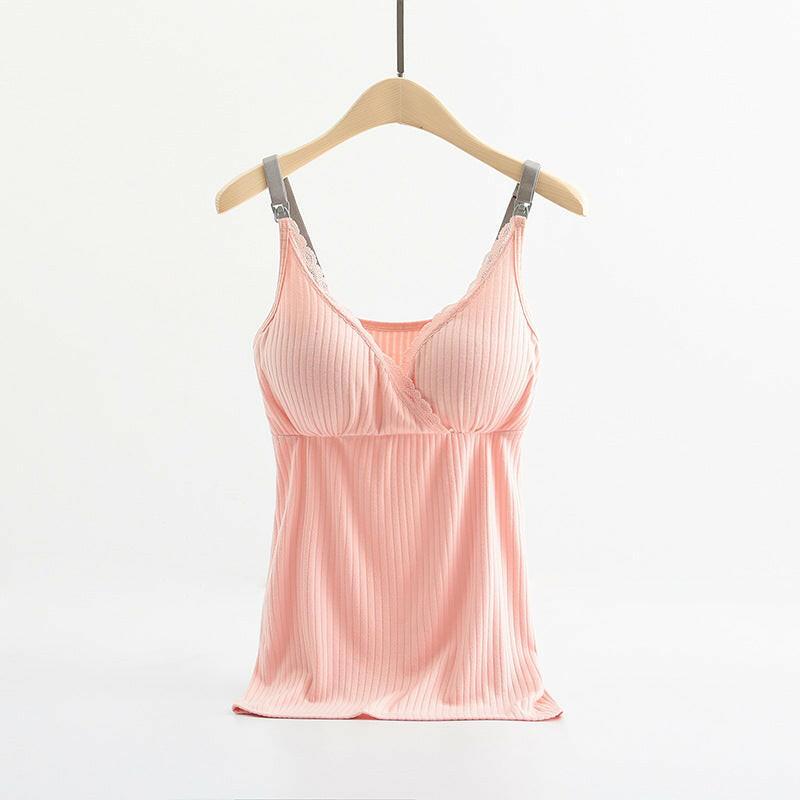 Breast feeding vest with cross elastic bra - myETYN